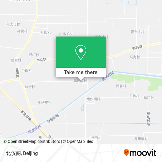 北仪阁 map