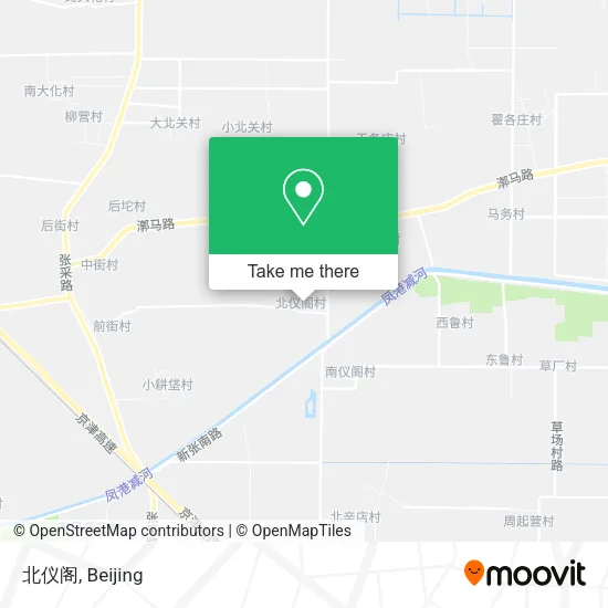 北仪阁 map