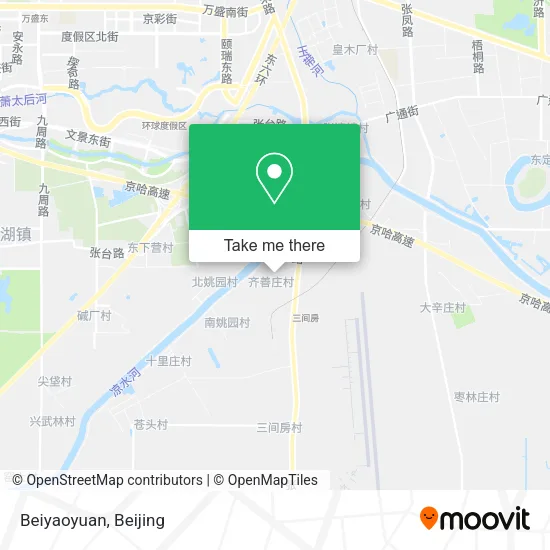 Beiyaoyuan map