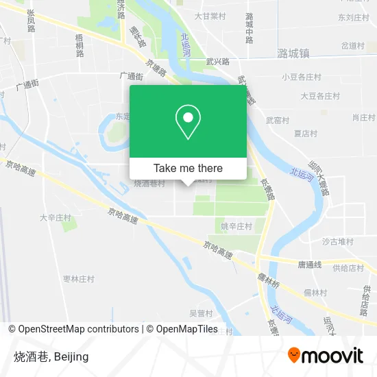 烧酒巷 map