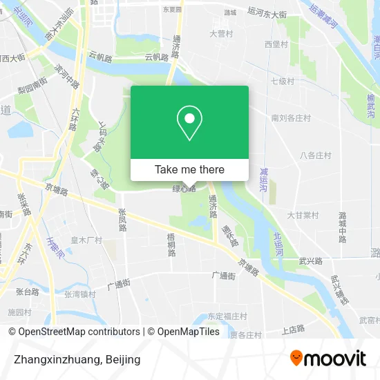 Zhangxinzhuang map