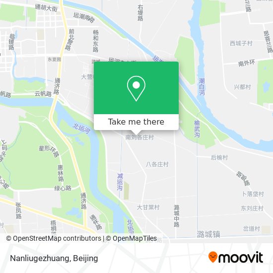 Nanliugezhuang map