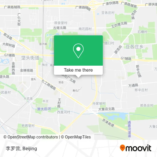 李罗营 map
