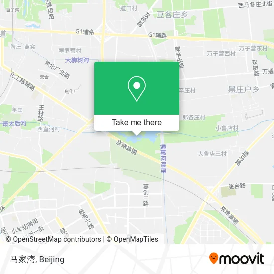 马家湾 map
