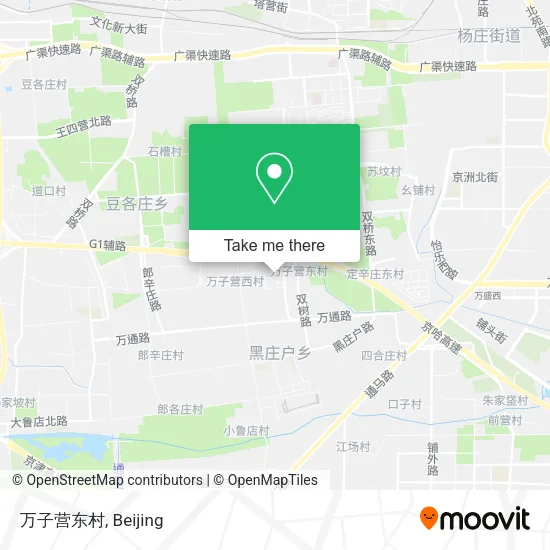 万子营东村 map