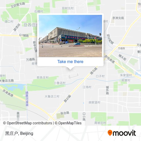 黑庄户 map