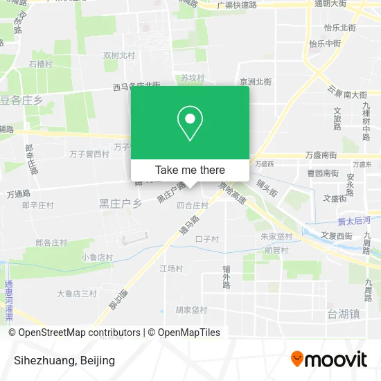 Sihezhuang map