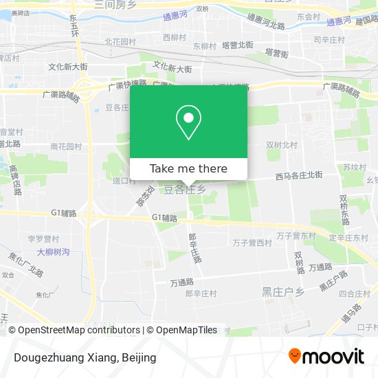 Dougezhuang Xiang map