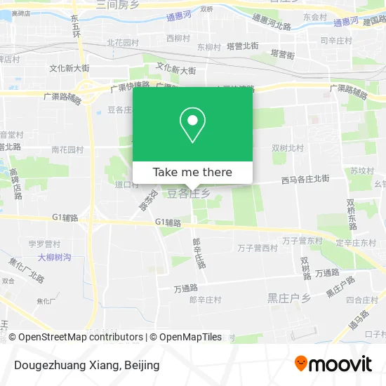 Dougezhuang Xiang map