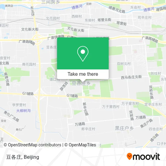 豆各庄 map
