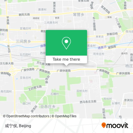 咸宁侯 map