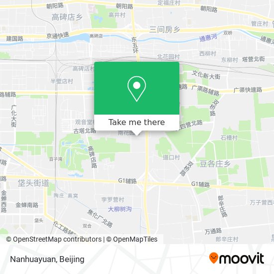 Nanhuayuan map