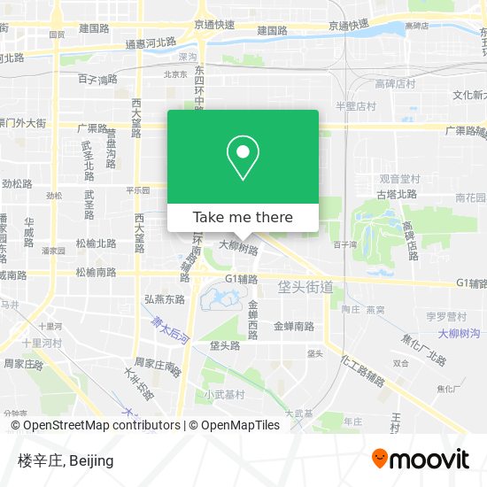 楼辛庄 map
