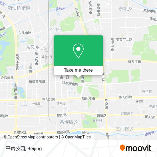 平房公园 map