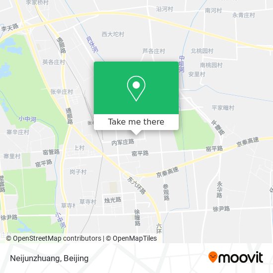 Neijunzhuang map