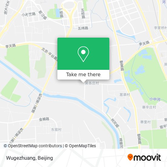 Wugezhuang map