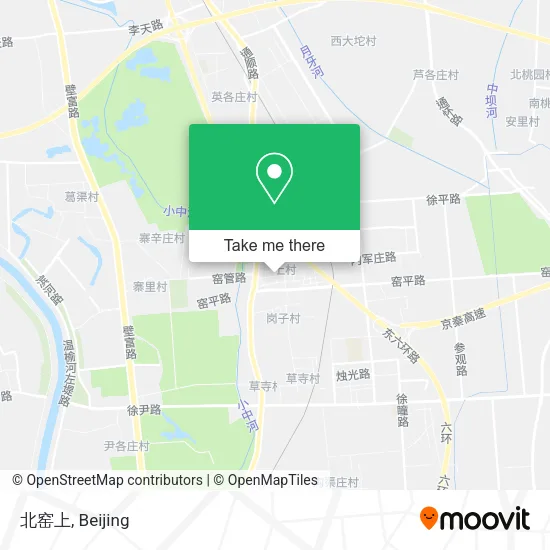 北窑上 map