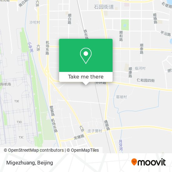 Migezhuang map