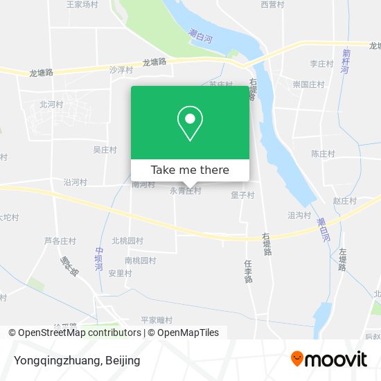 Yongqingzhuang map