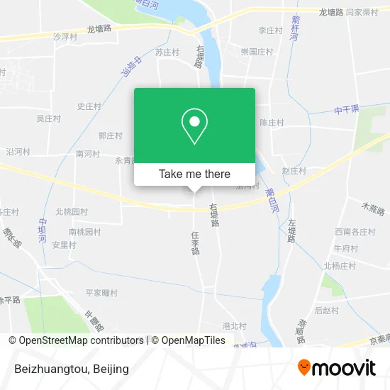 Beizhuangtou map