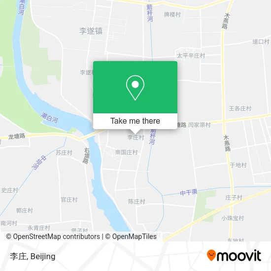 李庄 map