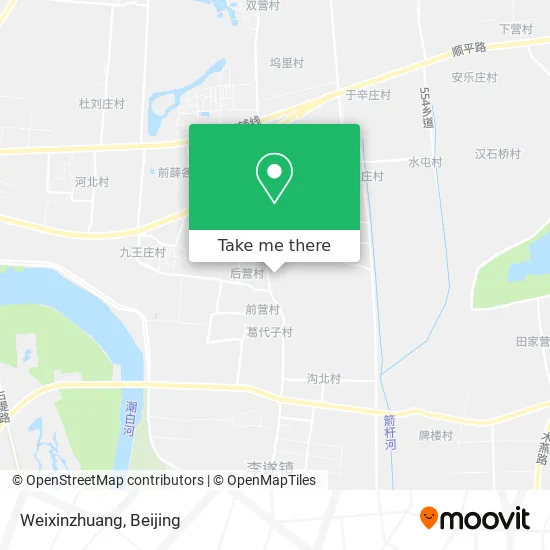 Weixinzhuang map