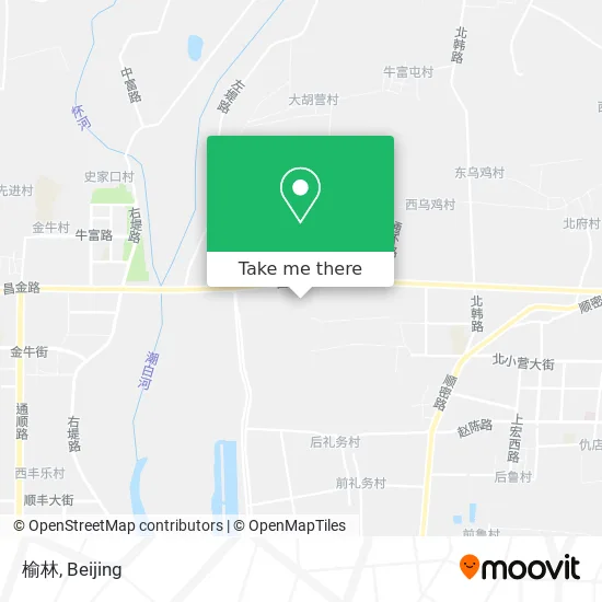 榆林 map