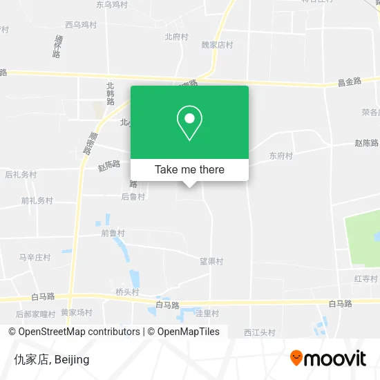 仇家店 map