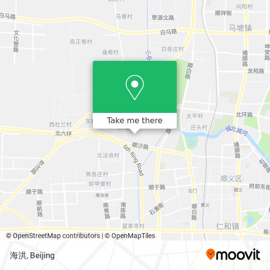 海洪 map