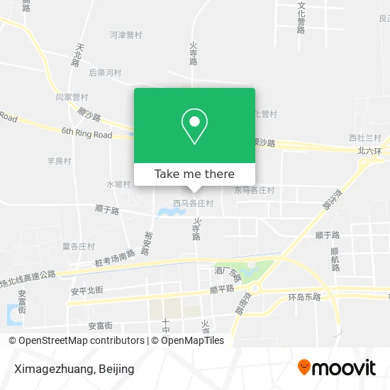 Ximagezhuang map