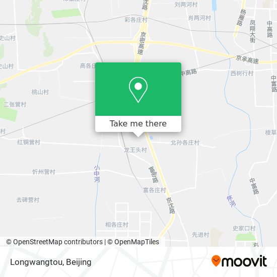 Longwangtou map
