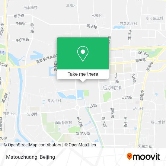 Matouzhuang map