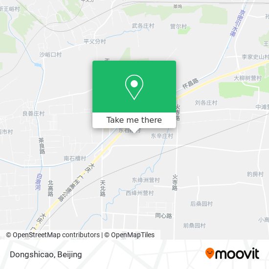 Dongshicao map