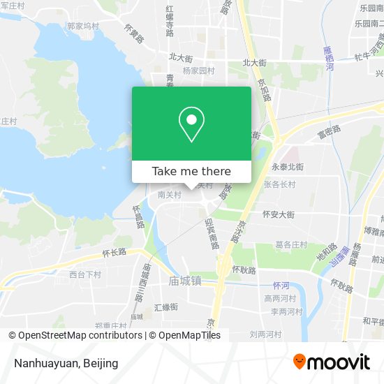 Nanhuayuan map