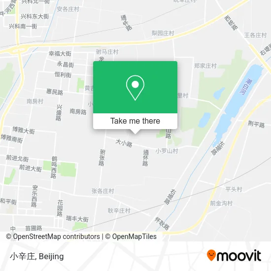 小辛庄 map
