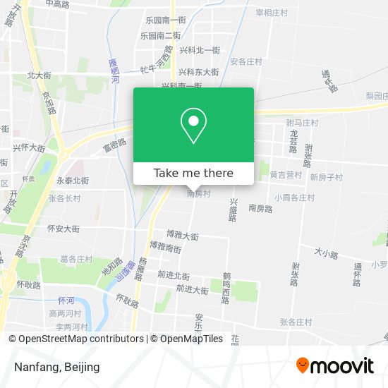 Nanfang map