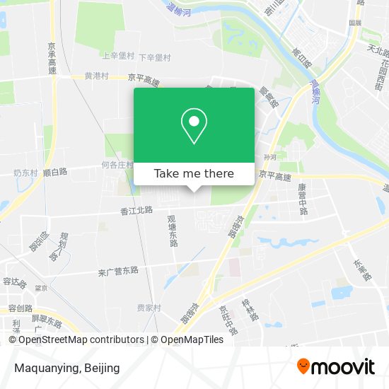 Maquanying map