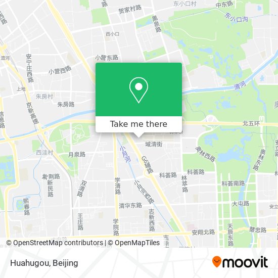 Huahugou map
