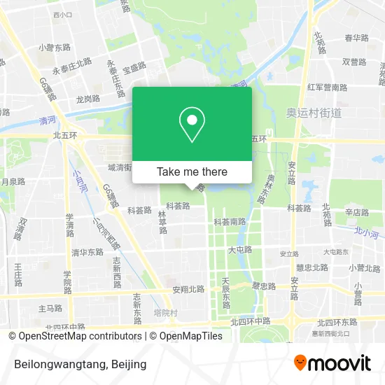 Beilongwangtang map