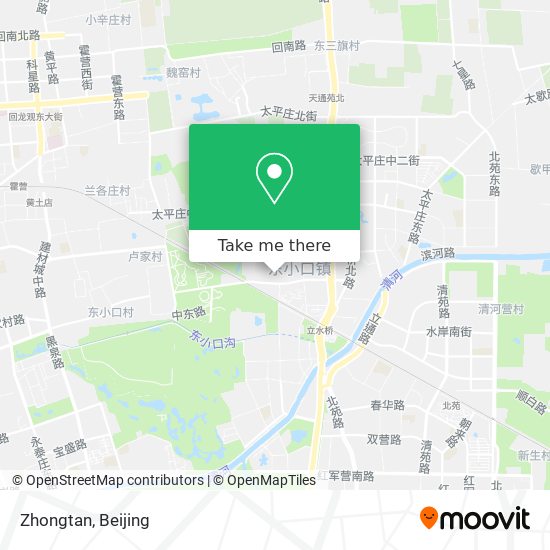 Zhongtan map