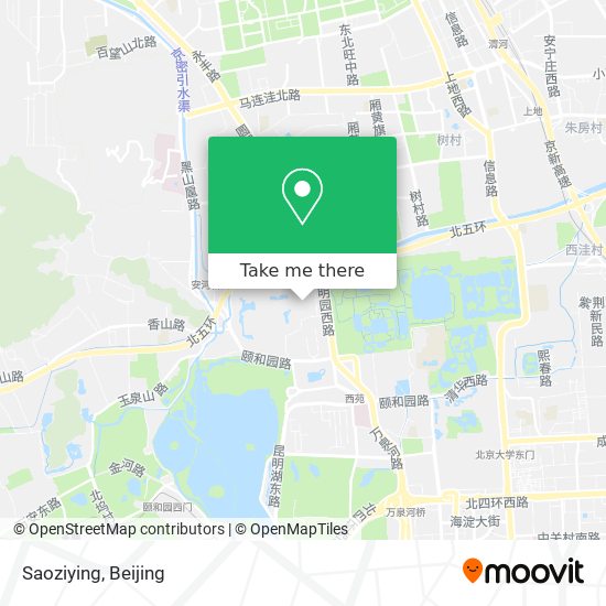 Saoziying map