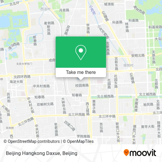 Beijing Hangkong Daxue map