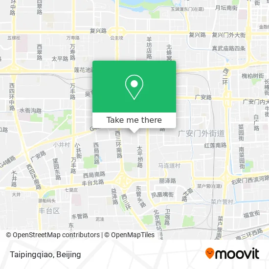 Taipingqiao map
