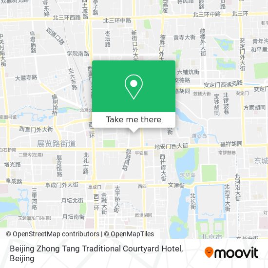 Beijing Zhong Tang Traditional Courtyard Hotel map