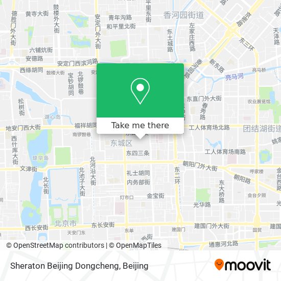 Sheraton Beijing Dongcheng map