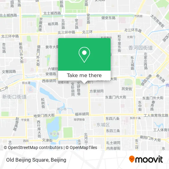Old Beijing Square map