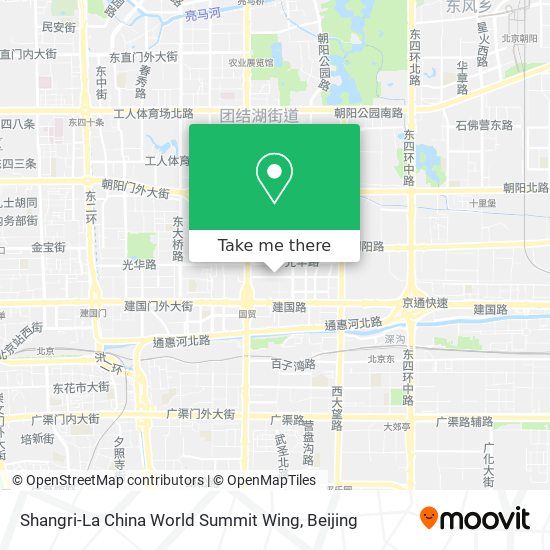 Shangri-La China World Summit Wing map