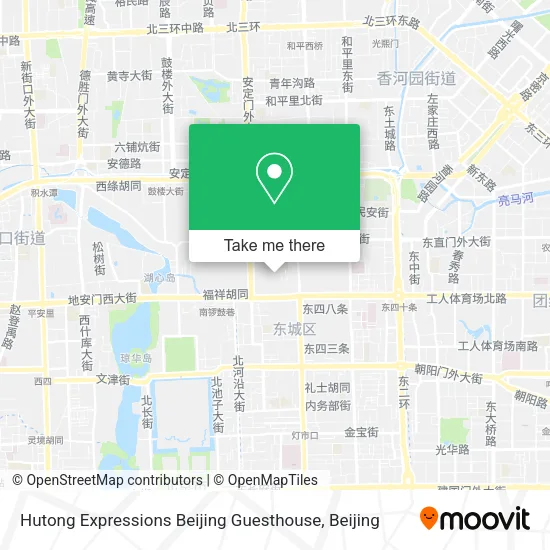 Hutong Expressions Beijing Guesthouse map