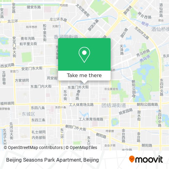 Beijing Seasons Park Apartment map