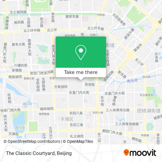 The Classic Courtyard map